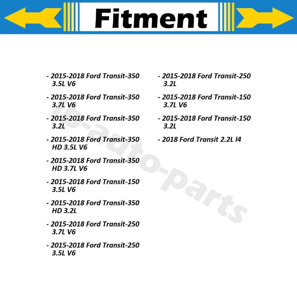 Передний тормозной шланг Dorman 2x для Ford Transit-250 3,7 л 2015 2016 2017 2018 годов выпуска - Изображение 2 из 4