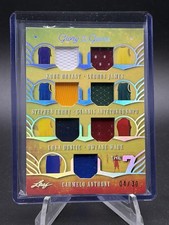 2025 Leaf Glory of the Game Used Jerseys Kobe Curry LeBron Giannis Luka Wade 1/5
