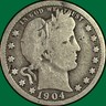 1904 Barber Quarter Good G Coin #46803 Philadelphia Barber