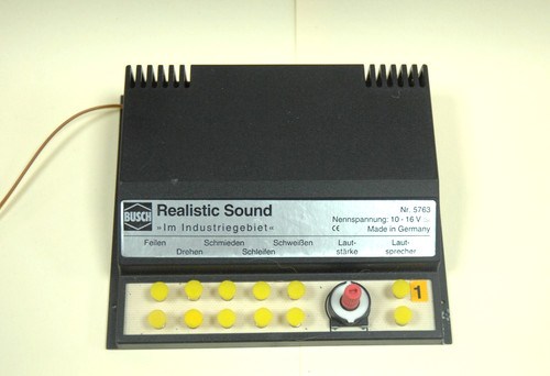Busch 5763 Realistic Sound "En el sector industrial" | Condition: Gebraucht