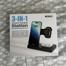 Wireless Charger iPhone Charging Station: 3 in 1 Charger Stand Multiple Devices