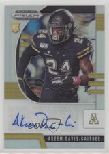 2020 Panini Prizm Draft Picks Rookies Silver Akeem Davis-Gaither #178 Auto 0c2