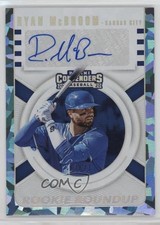 2020 Panini Contenders Rookie Roundup Cracked Ice 3/23 Ryan McBroom Auto e6p