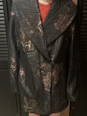 Vintage Rose Mycra Pac One Jacket NWT and Travel Bag Size M/L