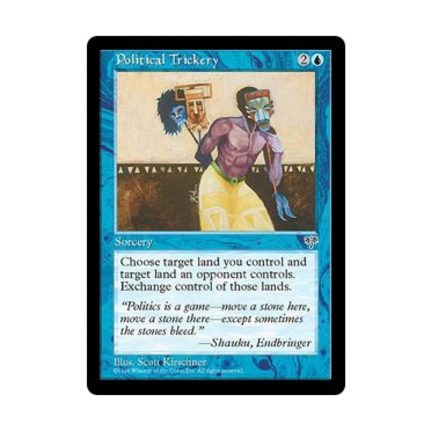 WOTC MtG Mirage Political Trickery (R) NM