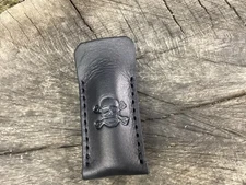 Leather Pocket Folding Knife Slips Mini Trapper Size (Sheaths Only)