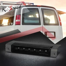 Tinted LED 3rd Third Brake Light Stop Lamp for 03-17 GMC Savana/Chevy Express