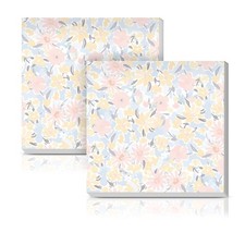 AUEKLLW Sticky Notes 3x3 Inches, 2 Pads Cute Colorful Floral