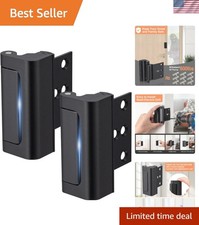 Home Security Door Lock Set - 2 Pack, 800 lbs Strength, Childproof Design