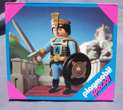 PLAYMOBIL 5732 – Chevalier Dragon Noir, Armure, Lance, Bouclier – Boîte Neuve