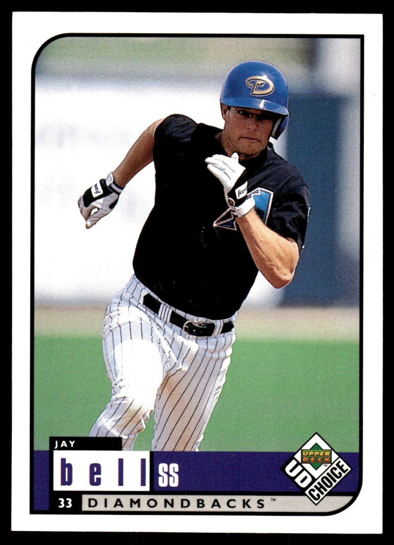 Jay Bell 1999 UD Choice #51 Diamondbacks MLB READ FREE SHIPPING AutographDen