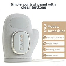 Smart Cordless Hand Massager with Heat Compression Arthritis Carpal Tunnel,e