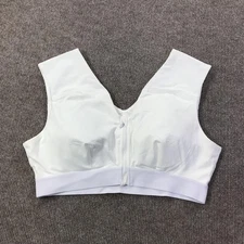 Tommie Copper Sports Bra Womens 2XL White Activewear Shoulder Support Gym Znergy