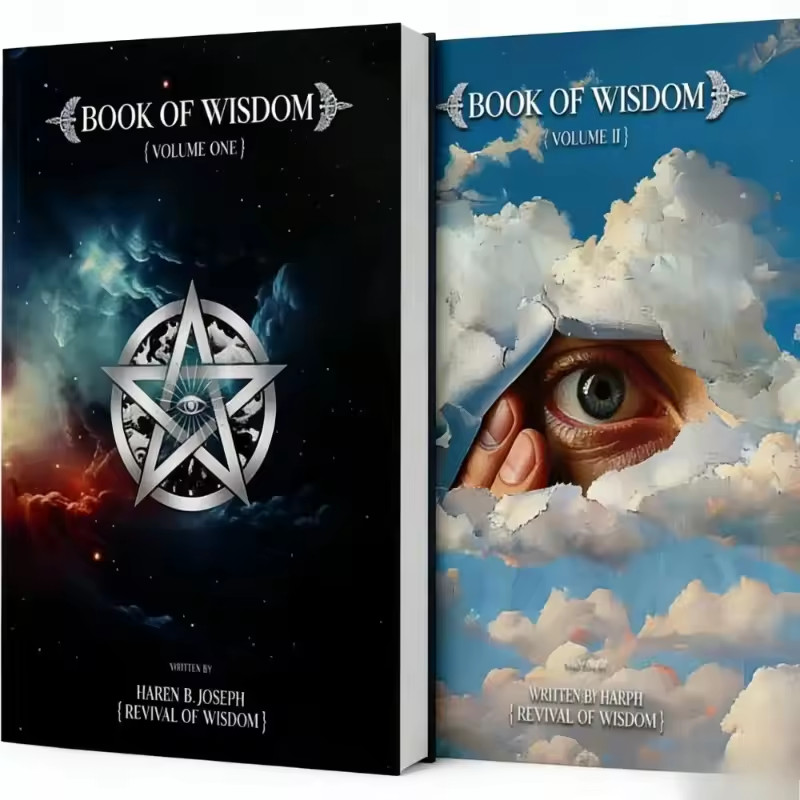 Book Of Wisdom Volumes 1 &Amp; 2 By Harry B. Joseph 2-Book Spiritual Set