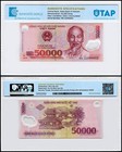 Vietnam 50000 Dong, 2022, P-121p, UNC, Polymer, Authenticated