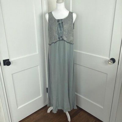 Vintage Spencer Alexis Maxi Dress Womens 10 Green Fairy Romantic 90s Y2K  USA | eBay