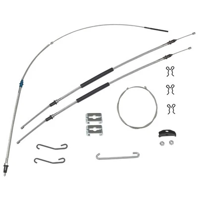 Parking Brake Cable Kit Complete TH400 1968-72 Cutlass Lemans Skylark OE Steel - Image 1 of 4