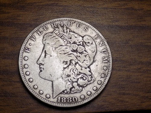 MORGAN SILVER DOLLAR 1880 O NICE AU KEY BETTER DATE ORIGINAL 90% SILVER DOLLAR