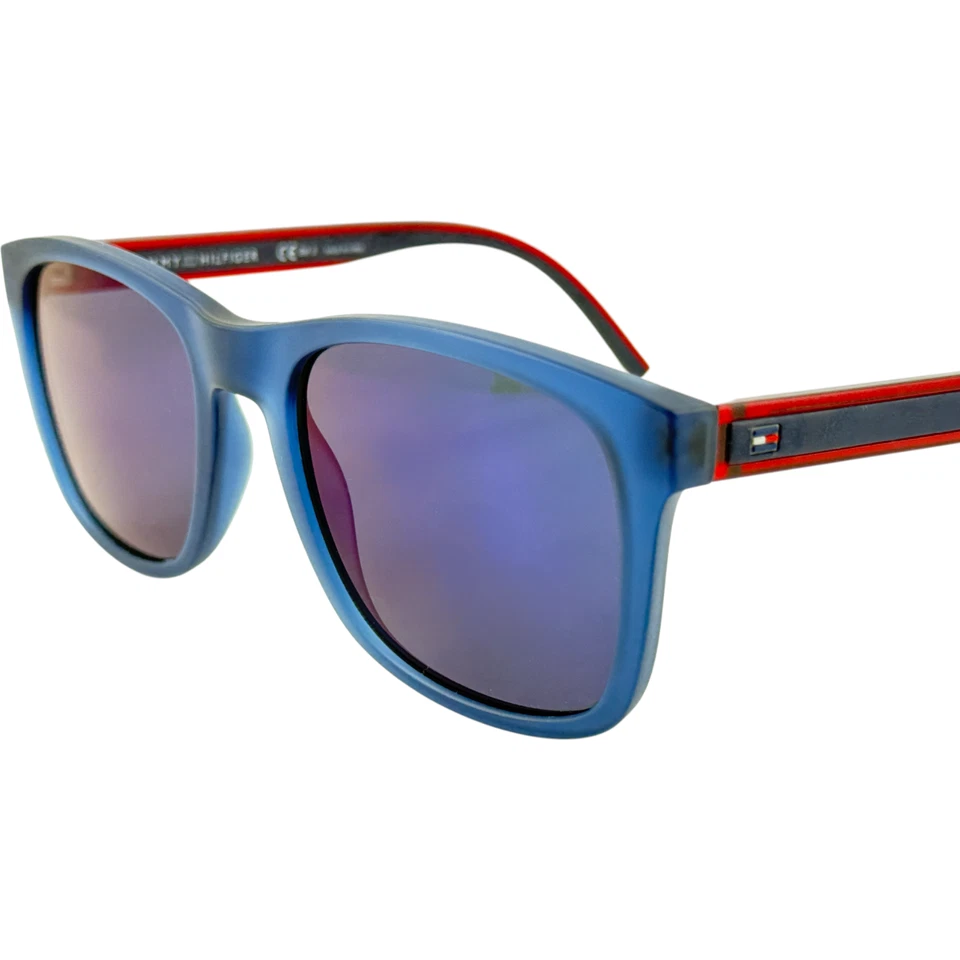 Gafas de sol Tommy Hilfiger TH1493S de plástico para hombre 0PJP azul 53-20 gris con espejo azul Foto 3 de 4
