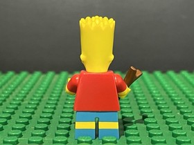 Lego Bart Simpson Minifigure Eyes Looking Left The Simpsons House 71006 sim001