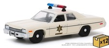 Greenlight 30140-CASE 1/64 Scale Hazzard County Sheriff - 1975 Dodge Monaco 12