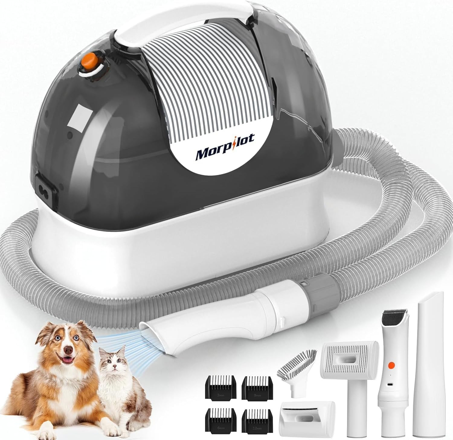Tosatrice per Cani con Aspirapolvere 12000Pa: Kit Professionale Morpilot
