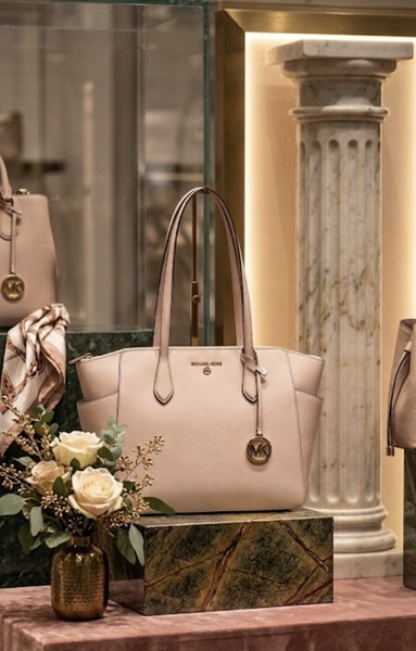 Michael Kors Marilyn π Handtasche Tasche Md Tz Tote Leder Neu Soft Pink Rosa-image