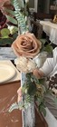 Rustic WOOD LARGE CROSS W/ FLORAL Decor NEW for table or wall - Home Decor Gift — photo 2