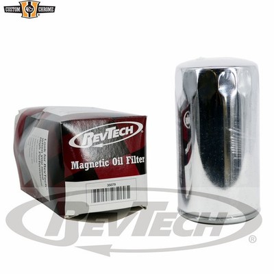 Magnetic Extra Long Oil Filter Fits For Harley Dyna 91-98 Sportster 84-Up Chrome