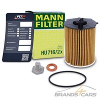 Mann ÖLFILTER+ÖLABLASS-SCHRAUBE FÜR Peugeot Expert 1.6 07- Partner 1.6 06-