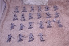 CLASSIC TOY SOLDIERS 22 PC CIVIL WAR SOLDIERS GREY, SOME DUPLICATES 1/32