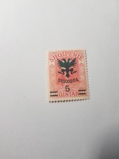 Timbres Albanie 1920 . Prince William surchargé