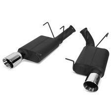 3.75 Od Round Tip Muffler Axle Back Exhaust System For 13-14 Ford Mustang 5.0l 3.75 Od Round Tip Muffler Axle Back Exhaust System For 13-14 Ford Mustang 5.0l