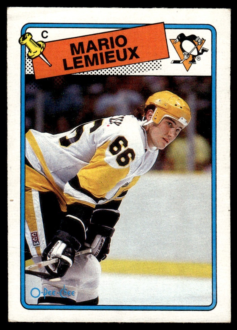 1988-89 O-Pee-Chee Mario Lemieux Pittsburgh Penguins #1