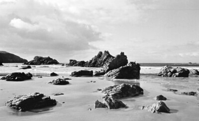 Foto 6x4 Ebbing Flut am Sango Beach Durness um 1983