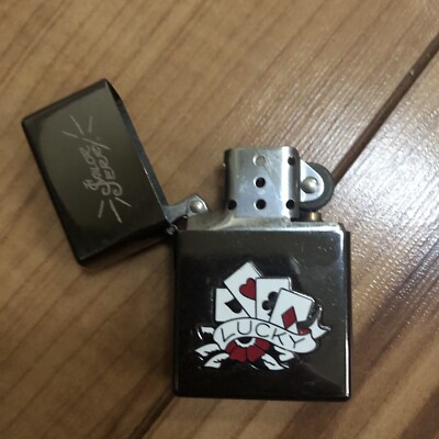 VINTAGE SAILOR JERRY LUCKY CIGARETTE FLINT LIGHTER 2007 LIMITED EDITION