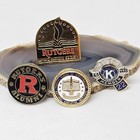 Lot of 4 Lapel Pins Kiwanis 25 yr member FBI Institute Rutgers — photo 10