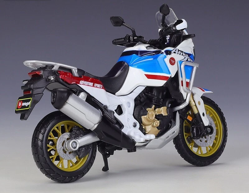 Bburago 1:18 Honda Africa Twin Adventure Motorcycle Bike Model New in Box - Image 3 of 4