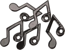 Music Notes, Quicklet Eyelets, 20/pk, needs no setter, scrapbook - Eyelet Outlet