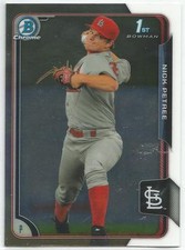 Nick Petree St. Louis Cardinals 2015 Bowman Prospect Chrome