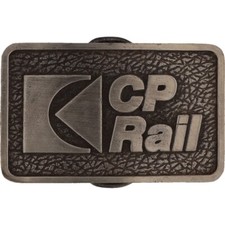 Canadian Pacific Train Railroad Logo Cp Cpr Rr Railway Canada 70 Vtg Belt Buckle