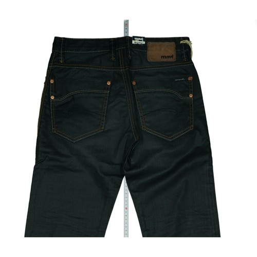 MAVI Jeans Pierre Herren Hose Straight Leg M W30 L34 grau schwarz Lederoptik NEU - Bild 4 von 7