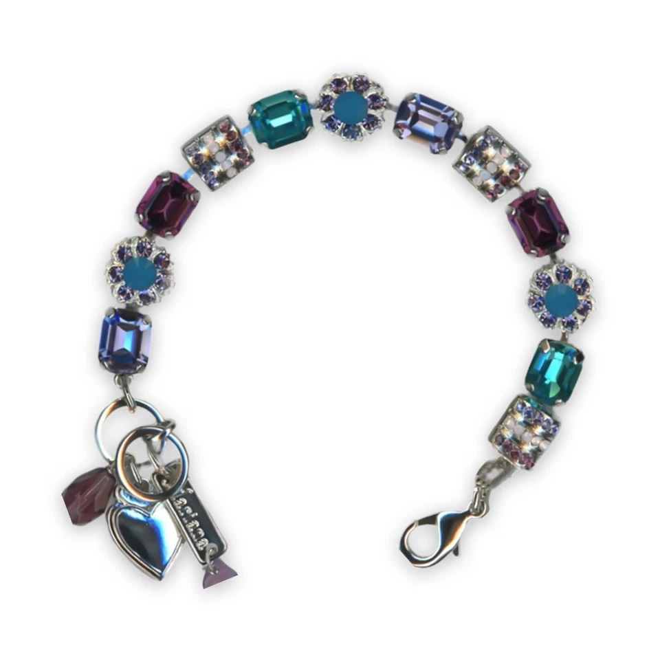 Pulsera de Mariana Peacock Nature Coll. Adorable Tanzanita, Azul Caribe O... Foto 2 de 3