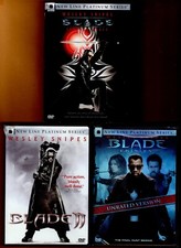 DVD Lot Blade, Blade II, Blade Trinity Wesley Snipes 
