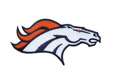 Broncos Football Embroidered Iron On Patch John Elway Peyton Manning
