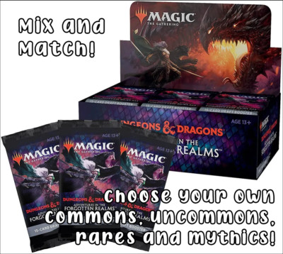 Magic the Gathering PLAYSETS (x4) Adventures in the Forgotten Realms