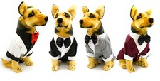 My Ring Bearer Doggy Wedding Tuxedo for Dog Groom Attire Suit Costume Tie Party