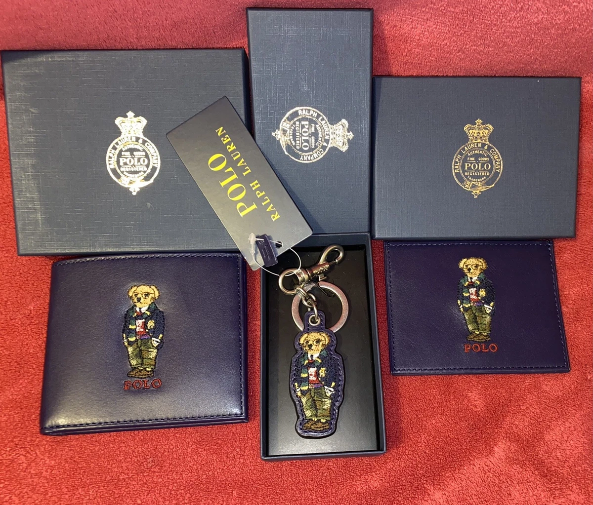 Polo bear 2025 billfold wallet