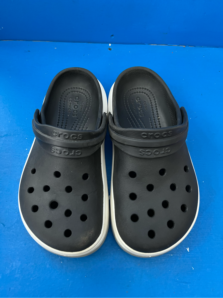CROCS Crocband Full Force Clogs Black/White Size Men Women