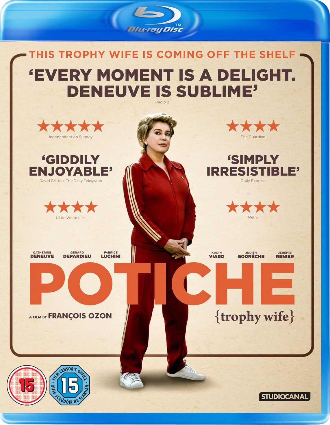 Potiche (Blu-ray) Evelyne Dandry Jean-Baptiste Shelmerdine Gerard Depardieu